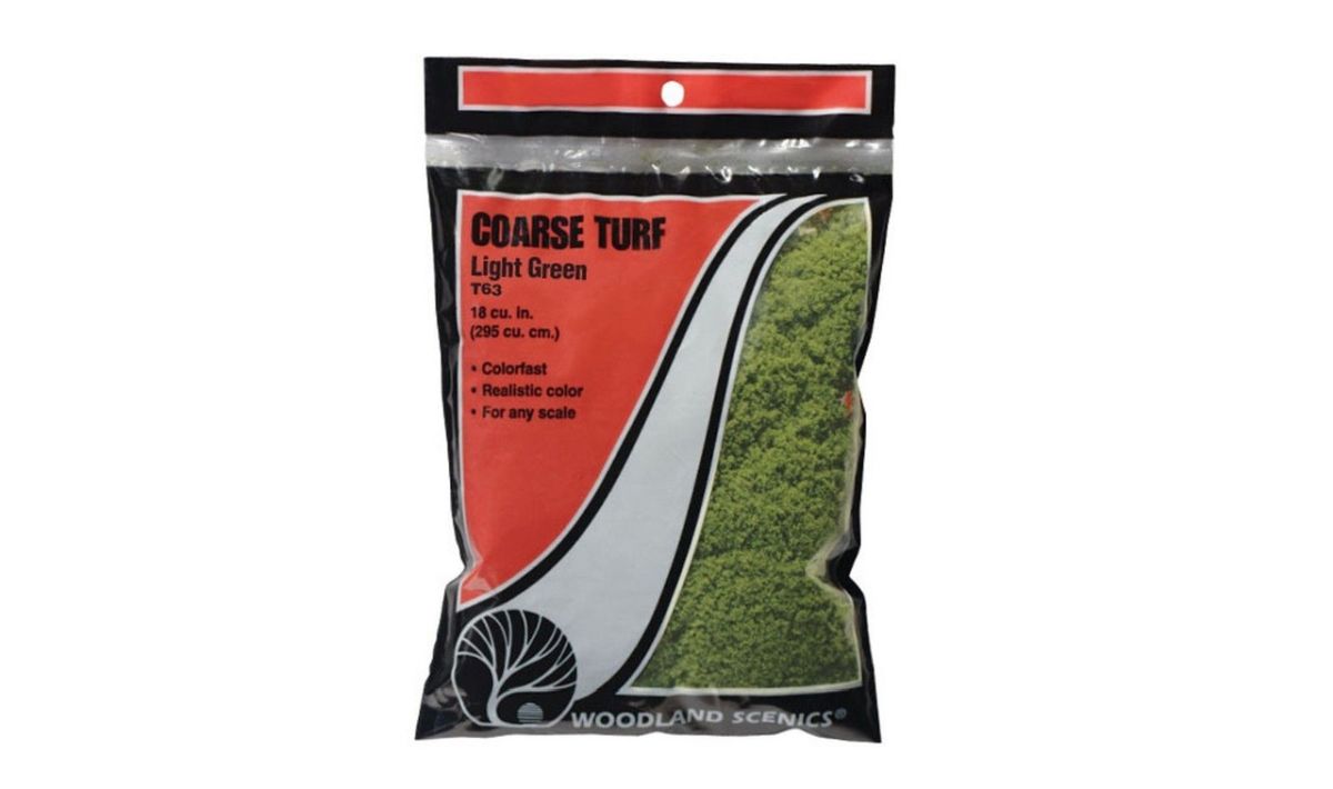 Woodland Scenics 63 Coarse Turf/Light Green