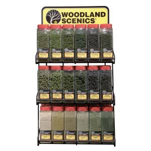 Woodland Scenics 630 Flock Static Grass Asst./2ea