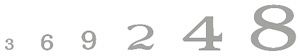 Woodland Scenics 712 RR Roman Numbers/silver Dry Transfer