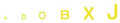 Woodland Scenics 724 RR Gothic Letters/yellow Dry Transfer