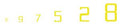 Woodland Scenics 749 USA Gothic Numbers/yellow Dry Transfer