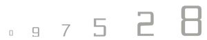 Woodland Scenics 750 USA Gothic Numbers/silver Dry Transfer
