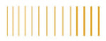Woodland Scenics 761 Stripes/gold Dry Transfer