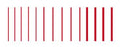 Woodland Scenics 762 Stripes/red Dry Transfer