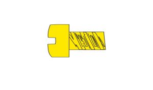 Woodland Scenics 827 0-80 3/8 Fillister Head Screw/5pk