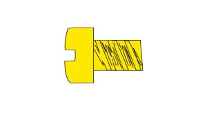 Woodland Scenics 831 1-72 3/8 Fillister Head Screw/5pk