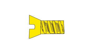 Woodland Scenics 849 1-72 1/8 Flat Head Screw/5pk