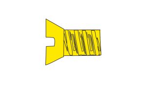 Woodland Scenics 856 2-56 1/2 Flat Head Screw/5pk