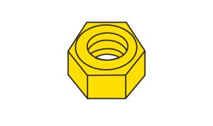 Woodland Scenics 882 0-80 Hex Nuts/5pk