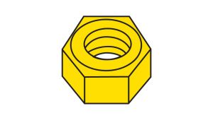 Woodland Scenics 883 1-72 Hex Nuts/5pk