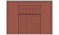 Woodland Scenics 90107 O DPM Street/Dock Level Wall Freight Door