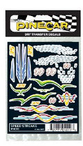 Pinecar Derby 4011 Dry Transfer/Speed Streaks