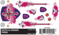 Pinecar Derby 4025 Faith & Honor Dry Transfer