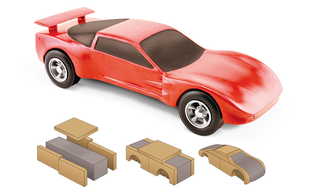 Pinecar Derby 4036 Body Builder Kit
