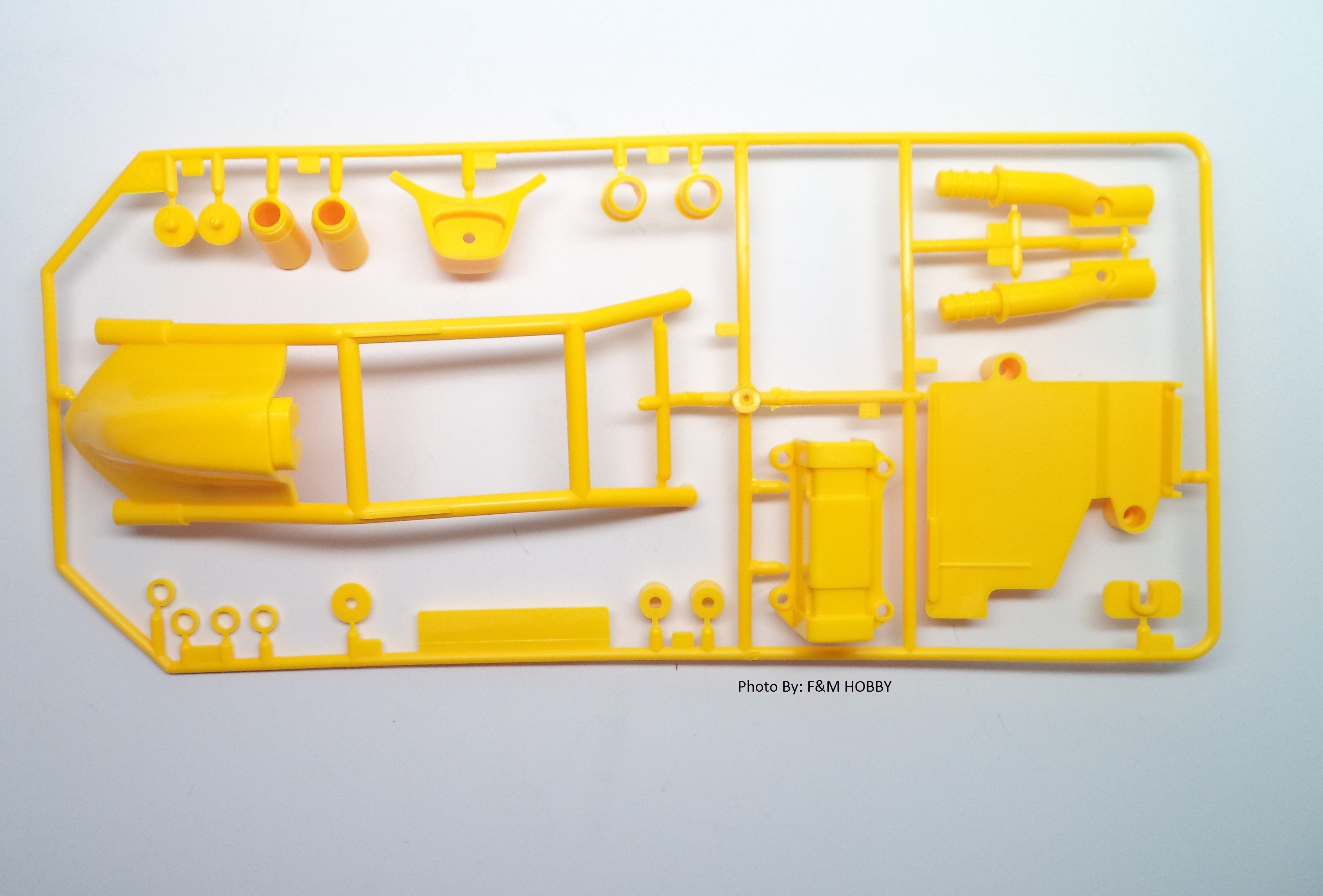 BIG WIG 2017 NEW RERELEASE KIT PART - ROLL CAGE YELLOW TREE A TAMIYA 9005207 discontinued