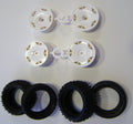 Tamiya Buggy 4 Astral Wheel Tire Set Desert Gator DT-02 / Rising Fighter