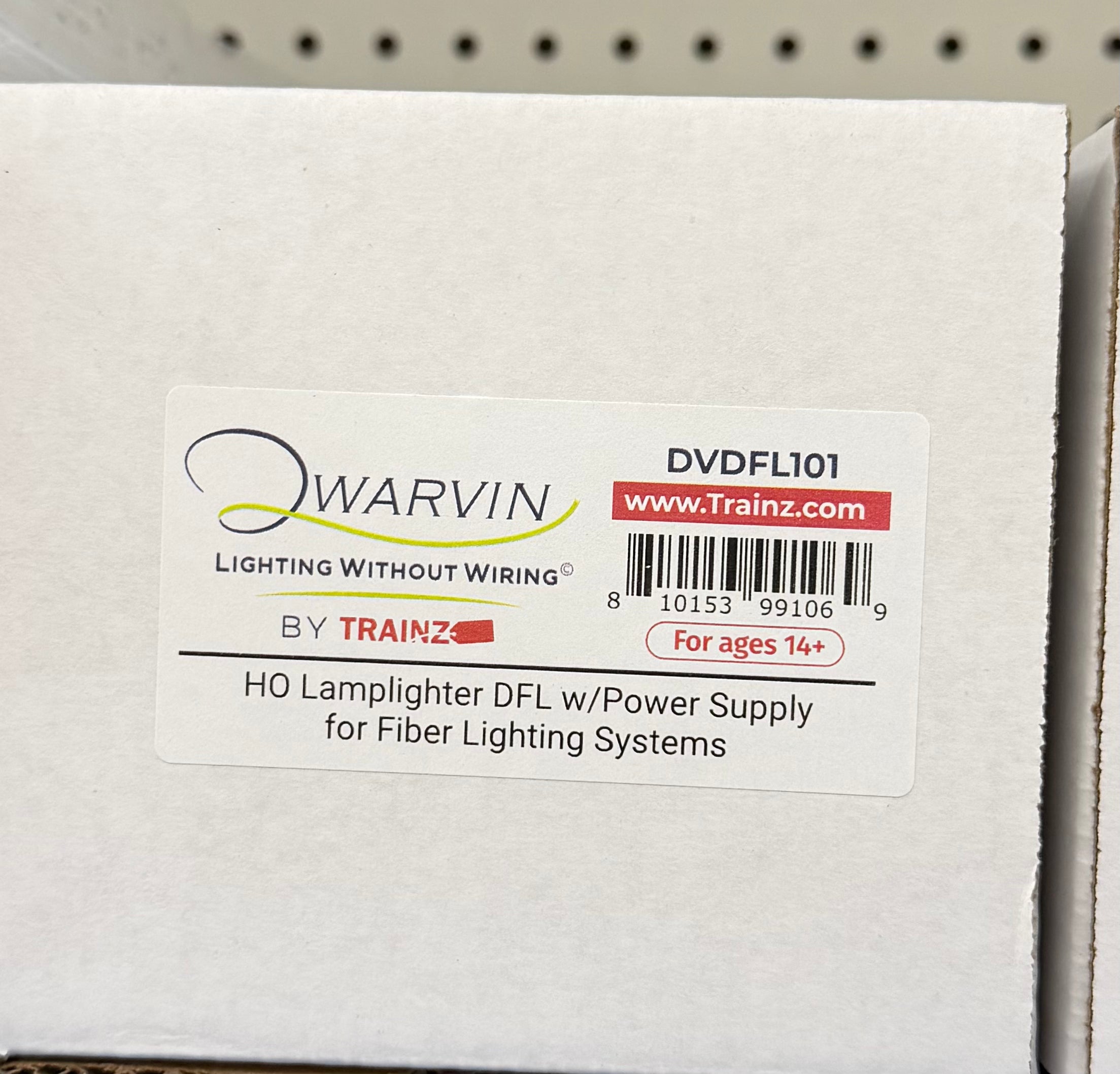Dwarvin Trainz 99106 DVDFL101 HO Lamplighter DFL w/Power Supply for Fiber Lightin