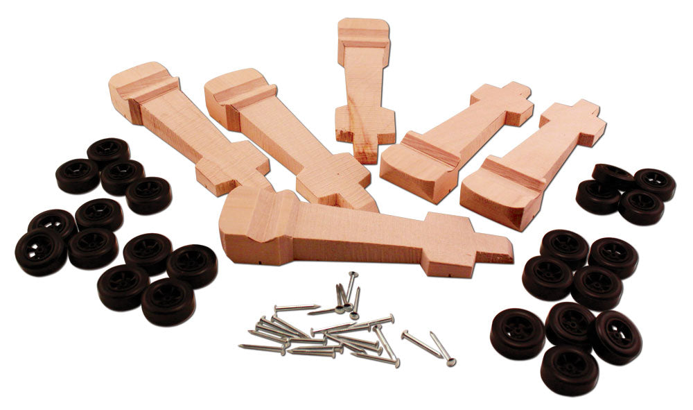 Woodland Scenics 4057 Dragster 6 Pack  NEW - call for discount pricing!