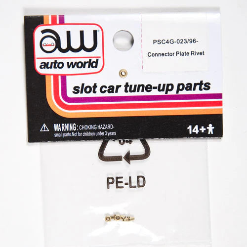 Auto World HO SLOT CAR 4Gear Connector Plate Rivet Part PSC4G-023