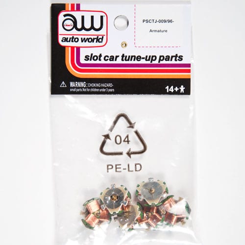 Auto World HO SLOT CAR Thunderjet Armature 6 Pack Part PSCTJ-009