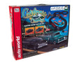 Auto World HO SLOT CAR 14' California Cruising The Pacific Coast Highway Slot Race Set SRS331