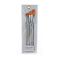 Atlas Brush Company 800F 5-pc Set sable/taklon brushes flat