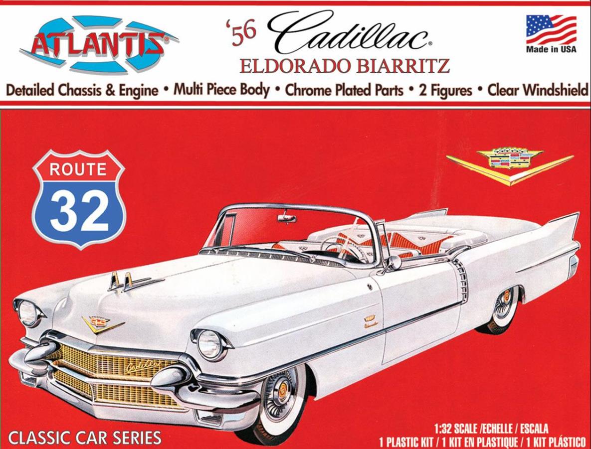 Atlantis Models '56 Cadillac Eldorado W/Glass 1:32 ALM 1200