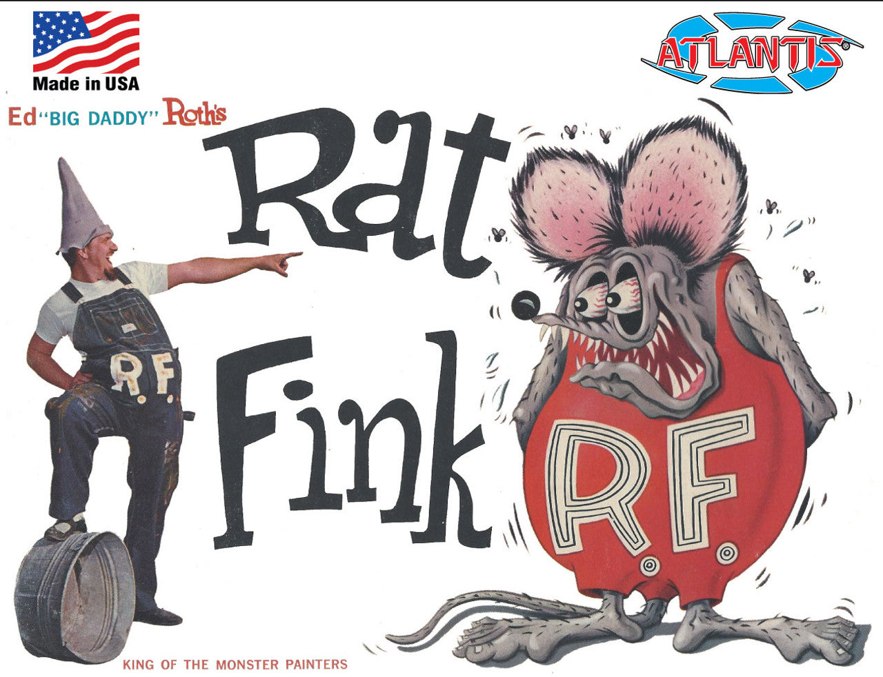 Atlantis Models Ed Roth Rat Fink ALM 1305