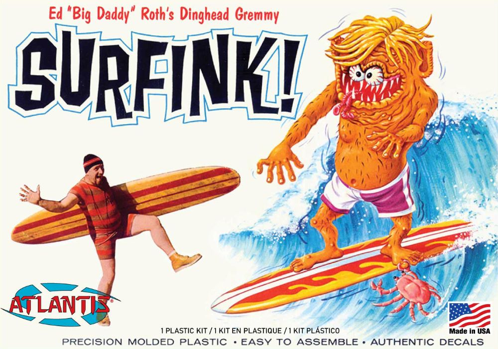 Atlantis Models Ed Big Daddy Roth Surfink ALM 1306