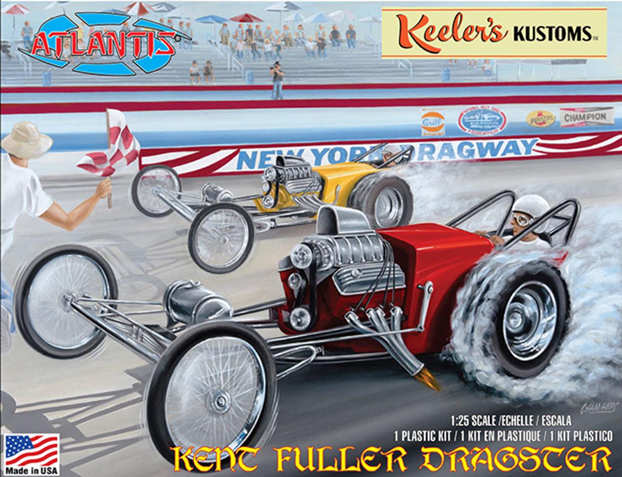 Atlantis Models Keeler'S Kustoms Kent Fuller Dragster:25 ALM 13103