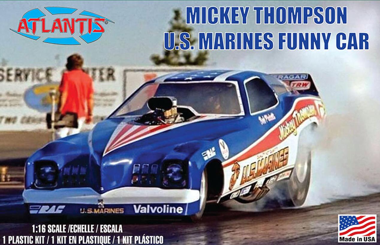 Atlantis Models Mickey Thompson Marines Funny Car 1:16 ALM 1499
