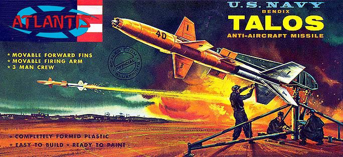 Atlantis Models US Navy Bendix Talos Anti-Aircraft Missi ALM 1808