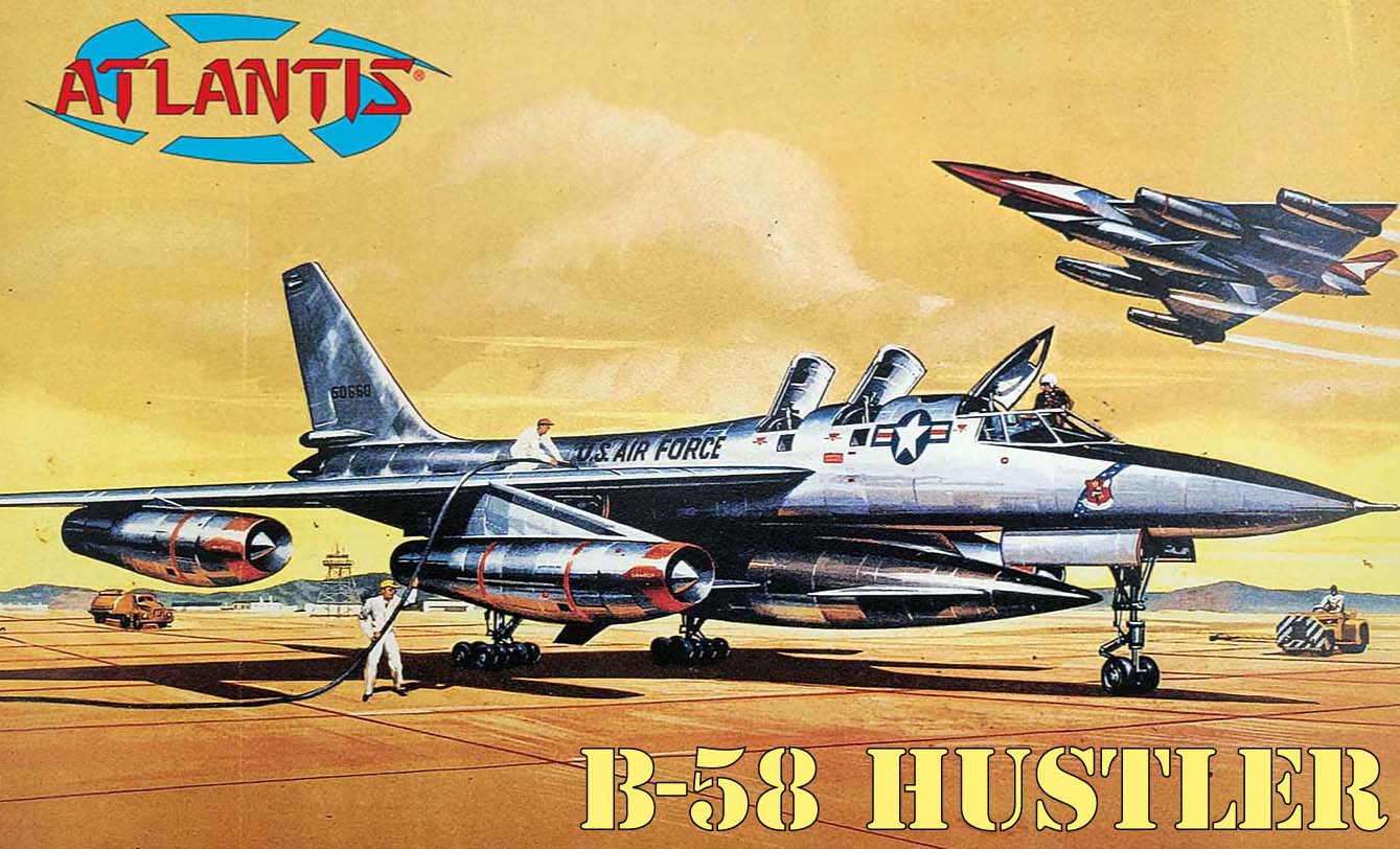 Atlantis Models Convair B-58 Hustler Jet 1:91 ALM 252