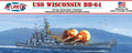 Atlantis Models USS Wisconsin BB-64 Battleship 1:600 ALM 3006