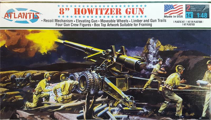 Atlantis Models US Army Howitzer 8' 1:48 ALM 307