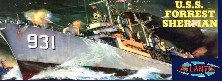 Atlantis Models USS Forrest Sherman Dest 1:319 ALM 352