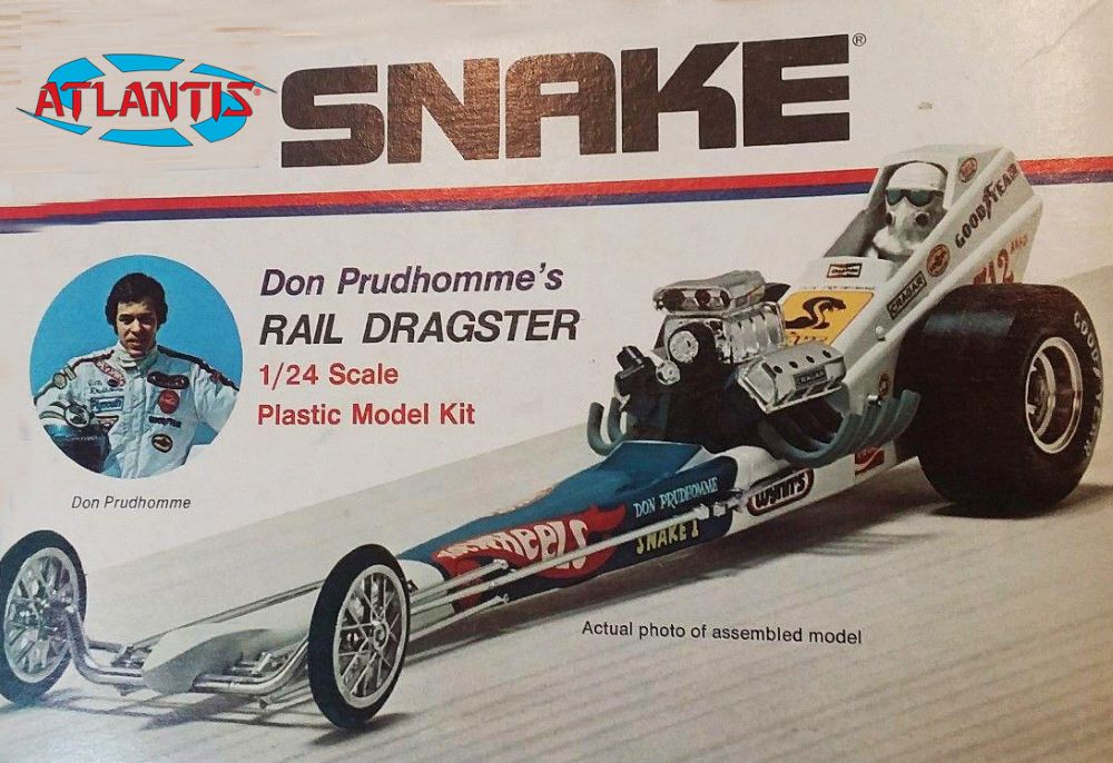 Atlantis Models Don Prudhomme Snake Front Engine Dragstr ALM 5694