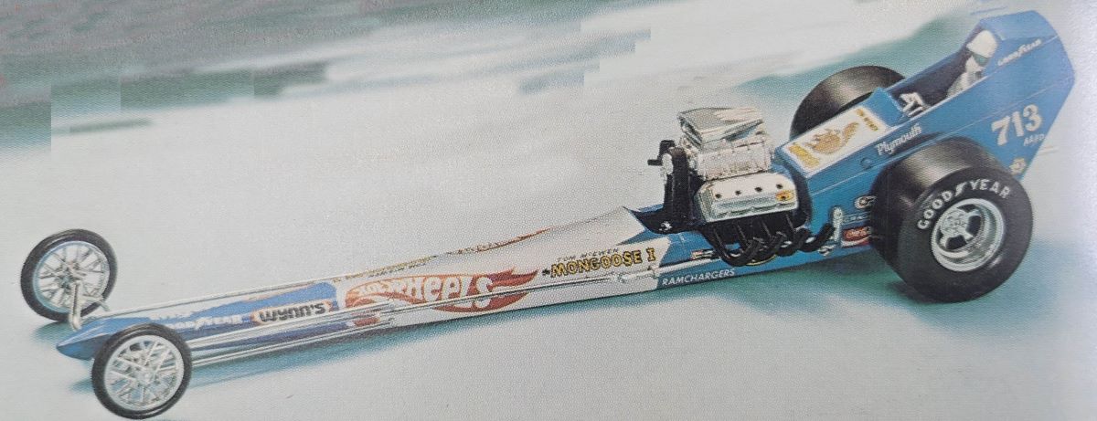 Atlantis Models Tom McEwen Mongoose Front Engine Rail ALM 5695
