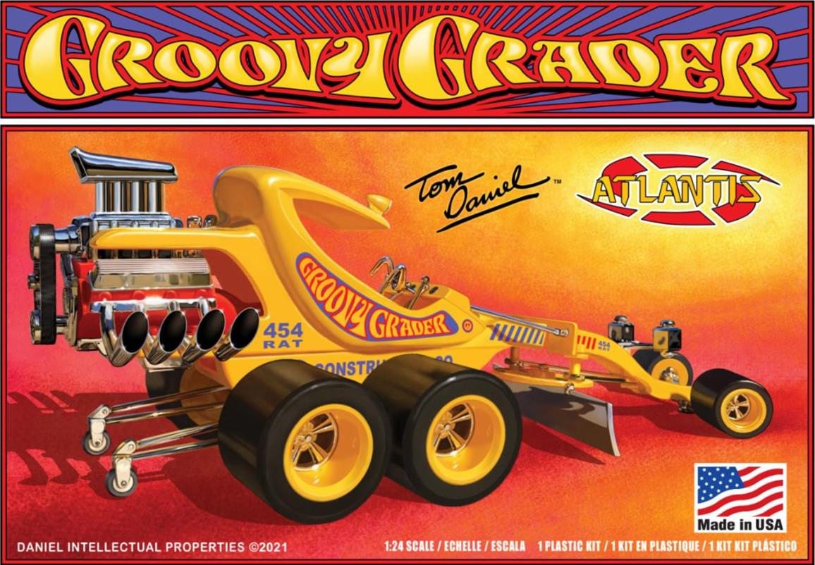 Atlantis Models Groovy Grader Tom Daniel 1:24 ALM 5697