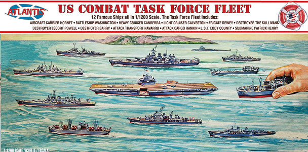 Atlantis Models US Navy Task Force 12 Ship Set 1:1200 ALM 6300