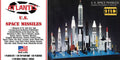 Atlantis Models US Space Missles 36 Missles 1:128 ALM 6871