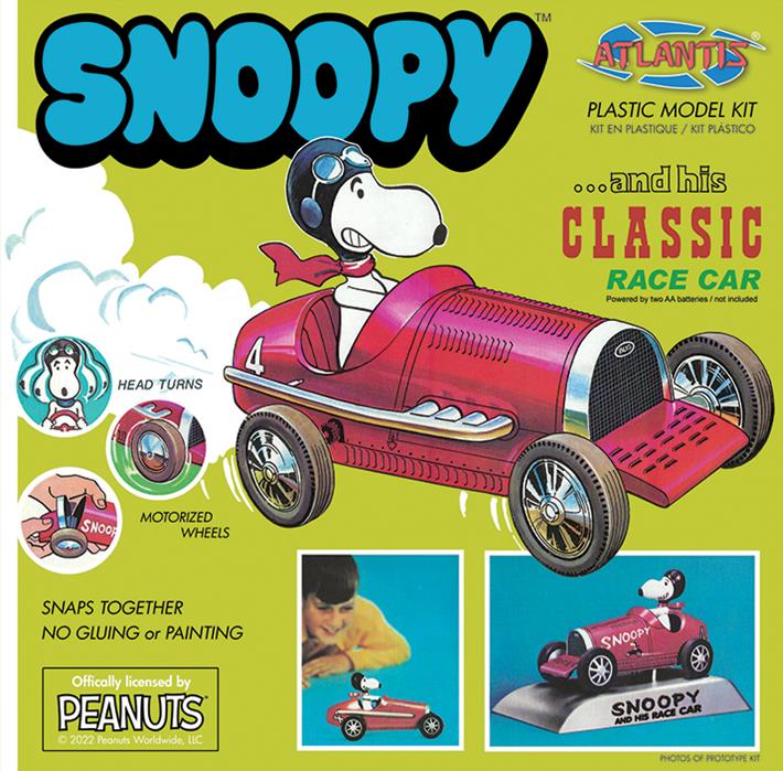 Atlantis Models Snoopy and His Race Car ALM 6894