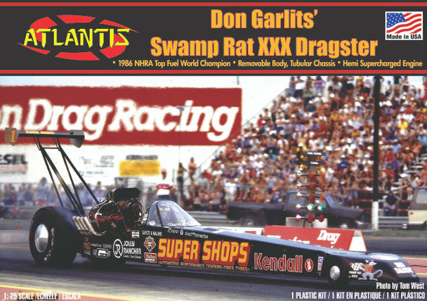Atlantis Models Don Garlits Swamp Rat XXX Dragster 1:25 ALM 7152
