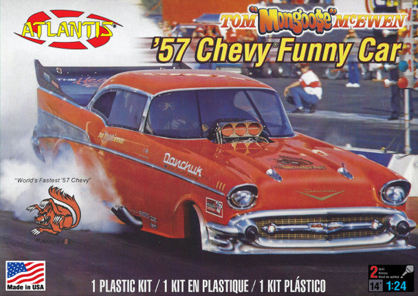 Atlantis Models '57 Chevy Funny Car Tom McEwen 1:24 ALM 7172