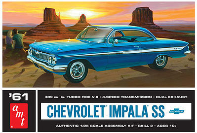AMT Model '61 Chevy Impala SS 1:25 AMT 1013