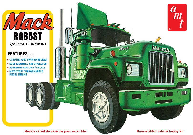 AMT Model Mack R685St Semi Tractor 1:25 AMT 1039