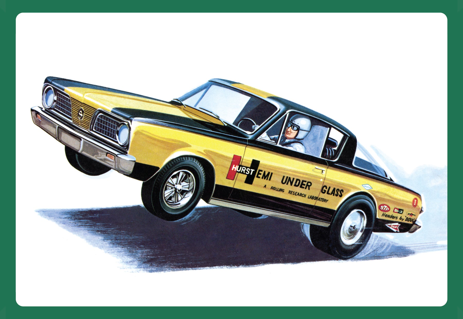 AMT Model  1153  1966 Plymouth Barracuda Hemi Under Glass Skill 2
