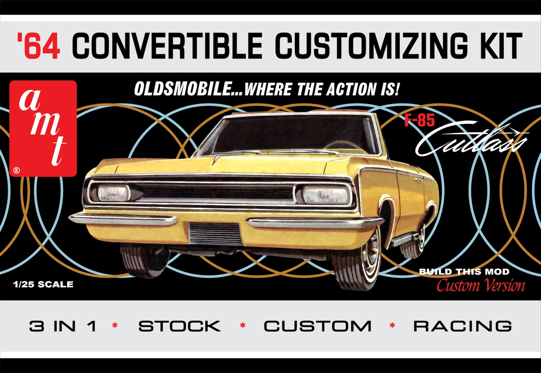 AMT Model  1200  1964 Olds Cutlass F-85 Convertible Skill 2