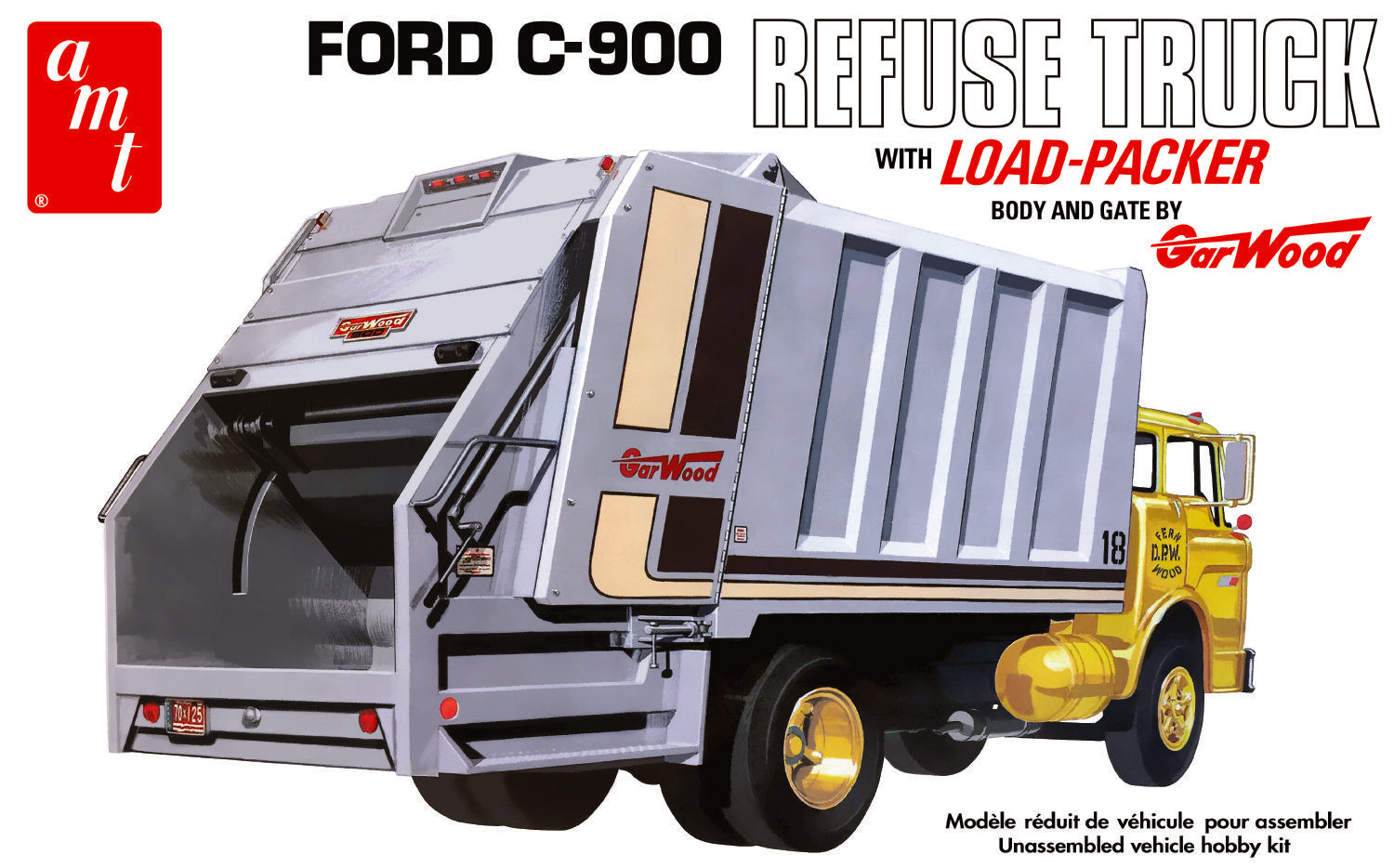 AMT Model  1247  Ford C-600 Gar-Wood Load Packer Garbage Truck Skill 2