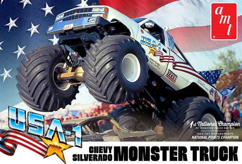 AMT Model  1252  USA-1 Chevy Silverado Monster Truck Skill 2